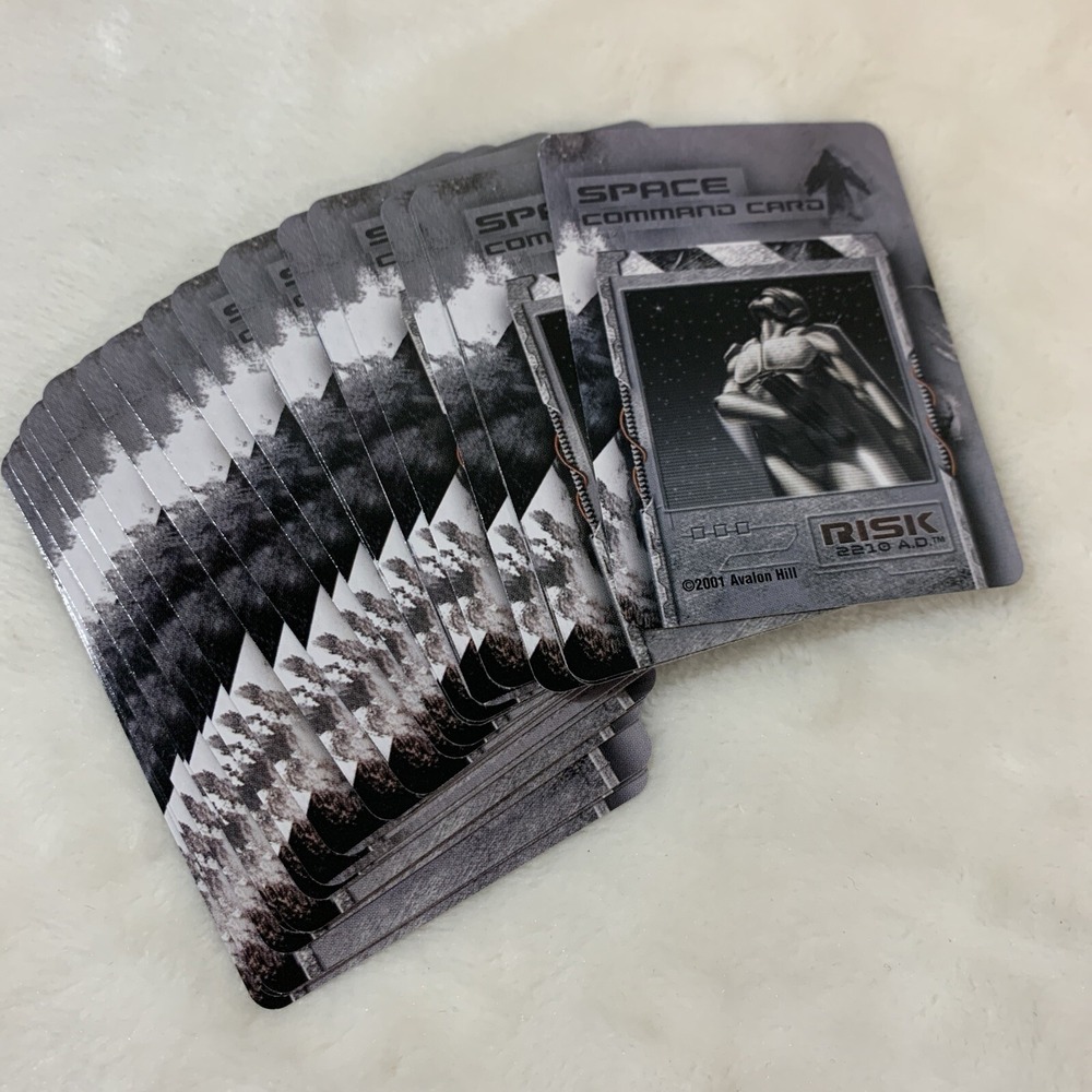 Avalon Hill Hasbro 2007 Risk 2210 AD Replacement‎  Parts 21 Space Command Cards